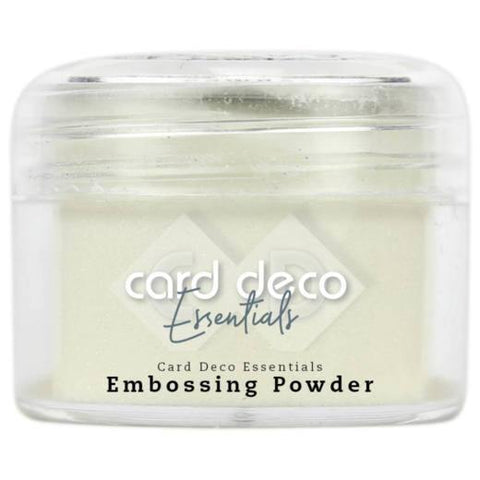 Embossing Powder - Embossing Pulver - Clear 30 gr  In drei einfachen Schritten erreichst Du die schönsten Prägeeffekte auf Papier, Karton, Holz oder sogar Glas. Von der Handbeschriftung bis zur Prägung und von der selbstgemachten Karte bis zur Dekoration für das Zuhause sind die Möglichkeiten grenzenlos.