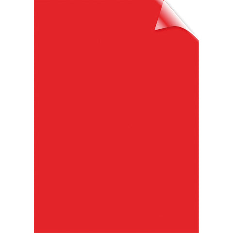 Deckblatt PVC - A4 - Rot transparent  Das Deckblatt / Acetatfolie (PVC) ist eine transparente Folie, die Du als Einlage bei Karten, Boxen oder bei Papierhäuser als Fenster etc. verwenden kannst. Sie ist 0,20 mm dick und Du kannst sie sehr vielfältig einsetzen.     Die Polyesterfolie ist geeignet für:  Fenster in Papierhäuser Einlagen bei Karten oder Boxen Deckblatt für Präsentationen    Inhalt:  1 Folie in A4    Spezifikationen  PVC 0,20 mm dick Farbe: Rot 