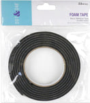 Foam Tape - 4 mm extra dickes, doppelseitiges Klebeband mit einer Breite von 18 mm und in schwarz. Mit den dickeren Klebebänder, lassen sich super 3D Effekte erzielen. Sie funktionieren wie die 3D Klebepads, allerdings kann man das Band genau auf die gewünschte Grösse zuschneiden. Es eignet sich somit hervorragend zur Befestigung von Dekorationen an Karten, um einen 3D Look zu erzeugen. 