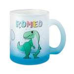 Crealive Glastasse mit Farbverlauf - Blau  Eine ganz spezielle Glastasse mit satinierter Oberfläche und lebendigen Farbverlaufe für deine individuelle Kreation. Die Tasse ist ein echter Hingucker und zieht die Blicke magisch auf sich. Perfekt für besondere Anlässe oder als Werbeträger; halt überall da, wo Kaffee, Tee und sonstige Heissgetränke gerne getrunken werden. Mache diese 'frostige' Tasse zu einem wunderschönen Unikat!