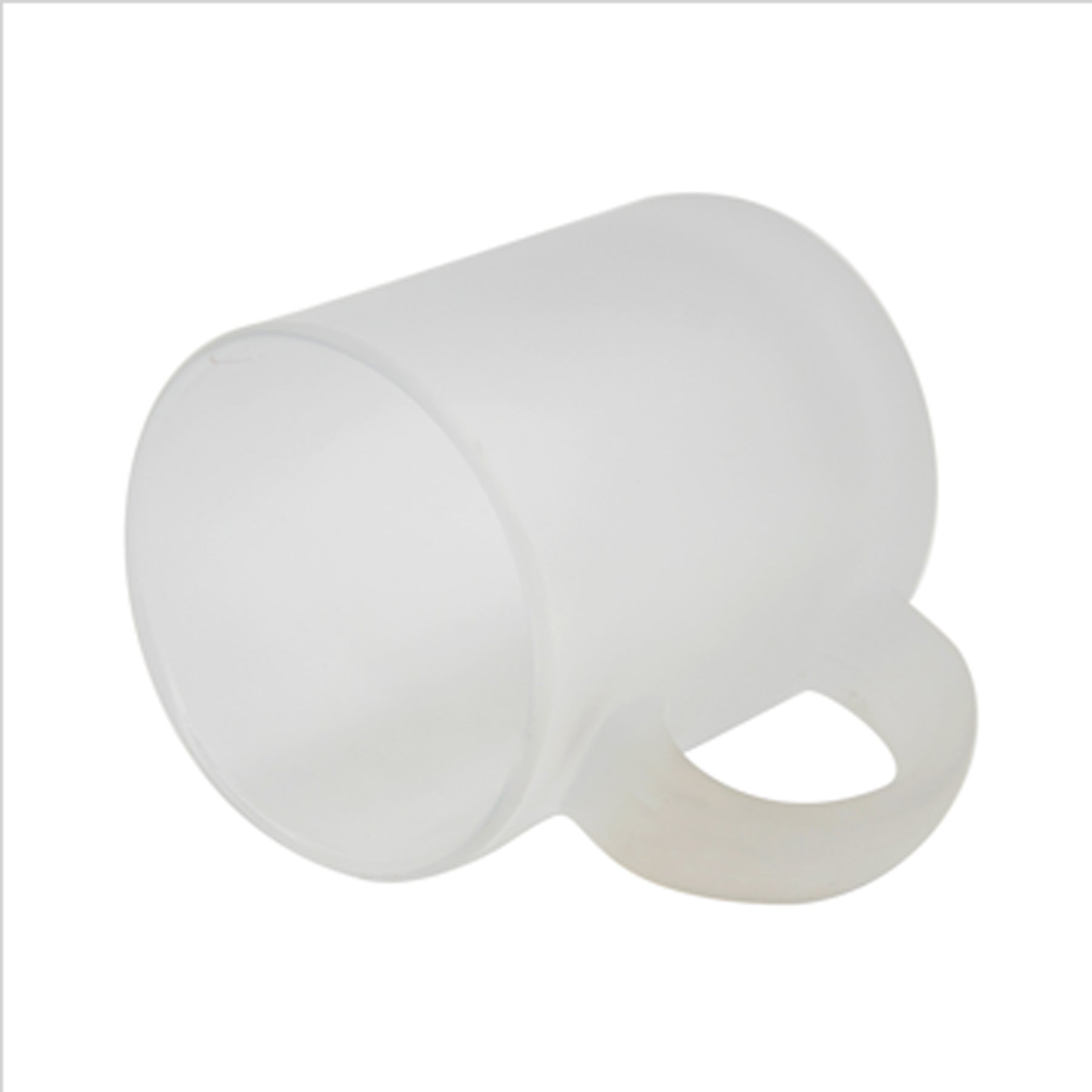 Crealive Glastasse  Diese schöne Glastasse mit satiniertem Glas auf der Aussenseite ist für den Sublimationsdruck und lässt sich auf unzählige Arten gestalten.  Das Fassungsvermögen ist ca. 325 ml und der Durchmesser beträgt ca. 82 mm bei einer Höhe von ca. 95 mm.     Inhalt:  1 Glastasse - Aussenseite aus satiniertem Glas