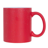 Crealive Glitzertasse Farbwechseltasse 11oz - Rot  Die tolle Glitzertasse mit Farbwechsel-Effekt ist ein echter Hingucker und Du kannst die beschenkte Person besonders Überraschen. Beim Eingiessen eines heissen Getränks verfärbt sich die Tasse von Rot in Weiss und dein aufgepresstes Motiv wird sichtbar. Sie ist für den Sublimationsdruck / Infusible Ink und lässt sich auf unzählige Arten gestalten.     Inhalt:  1 Glitzer-Farbwechseltasse in Rot