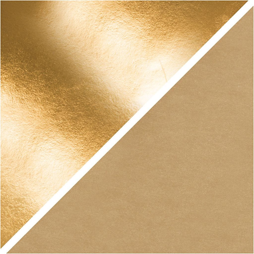 Papier simili cuir doré
