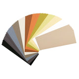 Crealive Tonkarton 11,4 x 30,5 cm - Erdtöne  Spezifikationen:  4.5’’ x 12’’ (11.4 cm x 30.5 cm) 216 g/m2 beidseitig farbig (voll durchgefärbt) beschreibbar säurefrei Masse passend für Cricut Joy