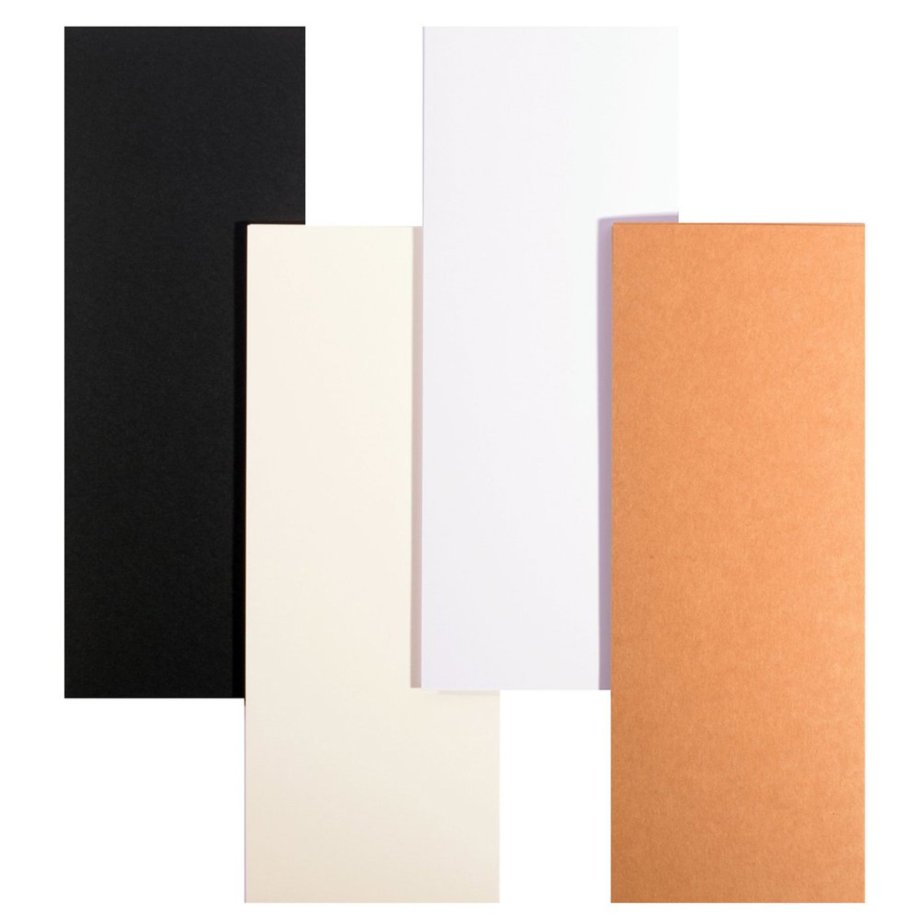 Crealive Tonkarton 11,4 x 30,5 cm - Neutral (60 Stk)  Spezifikationen:  4.5’’ x 12’’ (11.4 cm x 30.5 cm) 216 g/m2 beidseitig farbig (voll durchgefärbt) beschreibbar säurefrei Masse passend für Cricut Joy    Inhalt:  15 x Tonkarton White smooth 15 x Tonkarton Off White 15 x Tonkarton Kraft dark 15 x Tonkarton Black