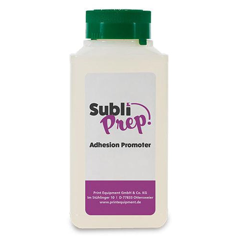 Subli Prep - Primer / Haftverbesserer  Primer / Haftverbesserer, Subli Prep, gibt es in einer 250 ml Dose und hat ein violettes Etikett. Digi Coat Sublimationslacke sind zur Vorbereitung für den Sublimationsdruck. Sie wurden für die Vorbehandlung von unbeschichteten Produkten entwickelt, um diese im Sublimationsverfahren zu bedrucken. - Crealive