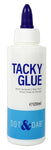Tacky Glue ist ein unverzichtbarer Kleber für alle Ihre Handwerksbedürfnisse. Dieser starke und vielseitige weisse Mehrzweckkleber kann für Papier, Holz, Pappe, Stoff, Schaum und Holz verwendet werden.