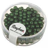 Wachsperlen 4 mm - grün - Crealive