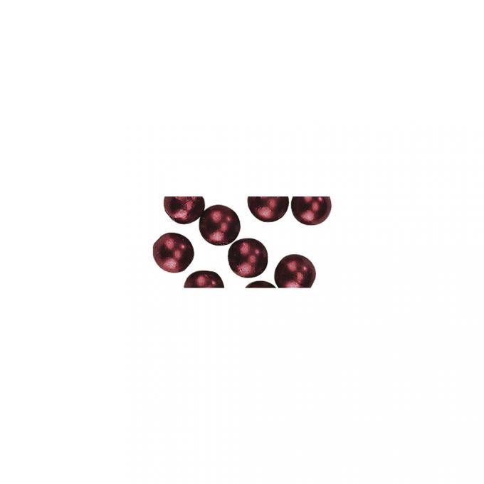 Wachsperlen 4 mm - weinrot - Crealive