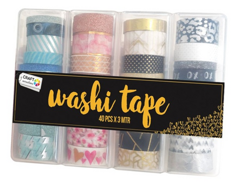 Boîte de Washi Tape - Multicolore