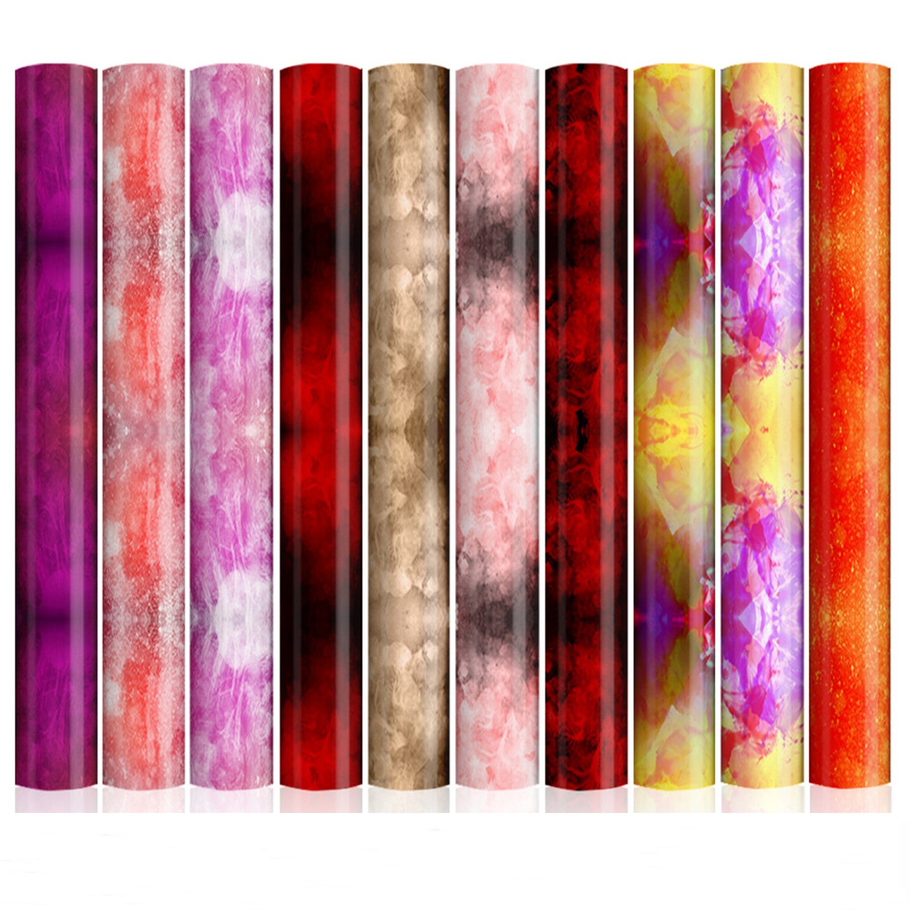Crealive craftcut® Ink Transfer-Sheet Set - Watercolor 2   Spezifikationen: Sublimationspapier craftcut® Ink Transfer-Sheet Set Grösse: 30.5 x 30.5 cm (12" x 12") kompatibel mit allen sublimationsfähigen Materialien Inhalt: 10 x craftcut® Ink Transfer-Sheets 10 Muster: Watercolor 2    Mit den craftcut® Ink Transfer-Sheets erstellst du im Handumdrehen, individuelle und einzigartige Designs für sublimationsfähige Objekte. 